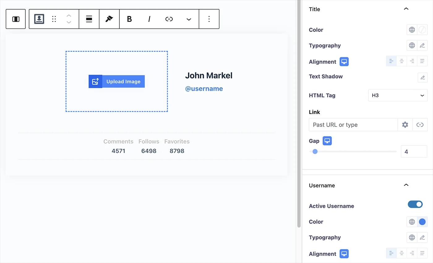 Author box title and alignment customization