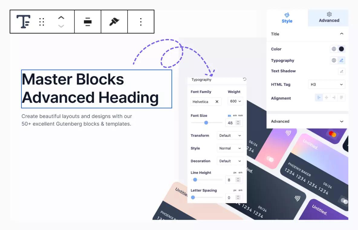 Advanced Headline for Gutenberg