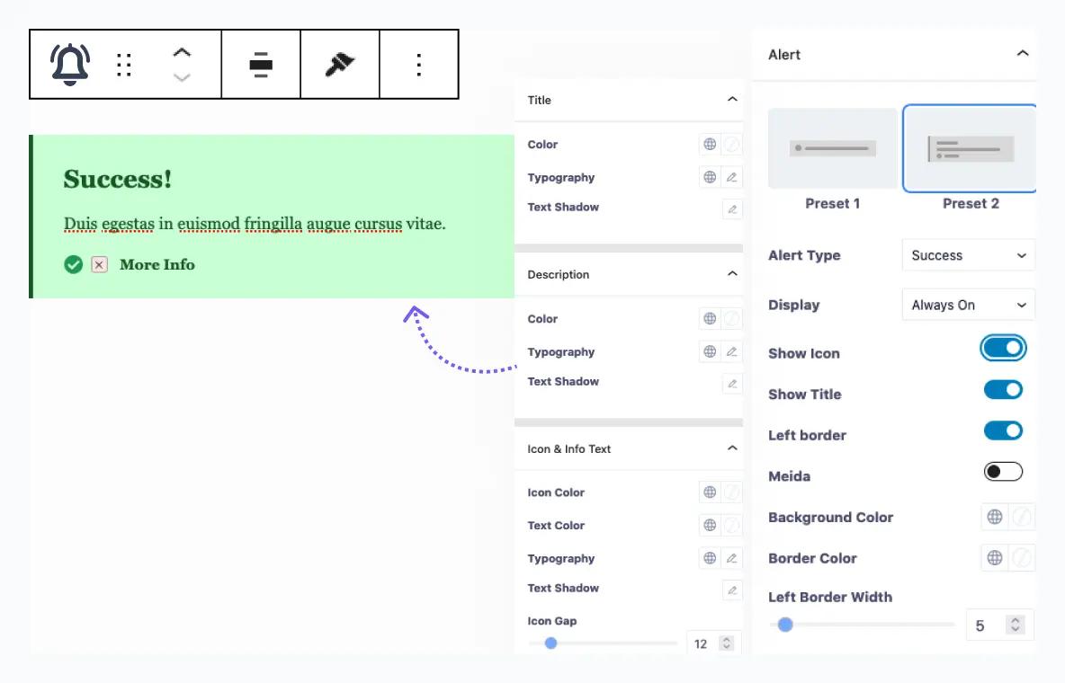 Gutenberg Alert Block