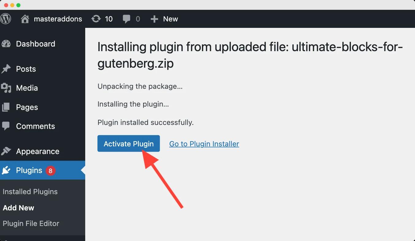 Active Master Blocks pro plugin