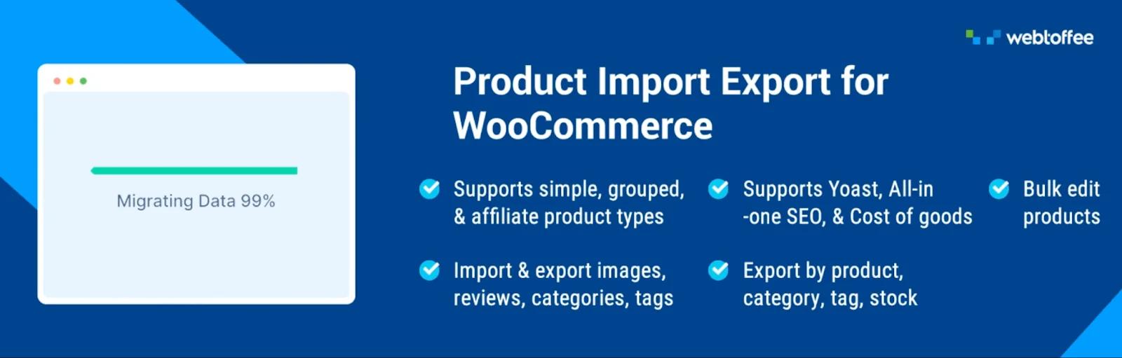 Product Import Export Plugin For WooCommerce