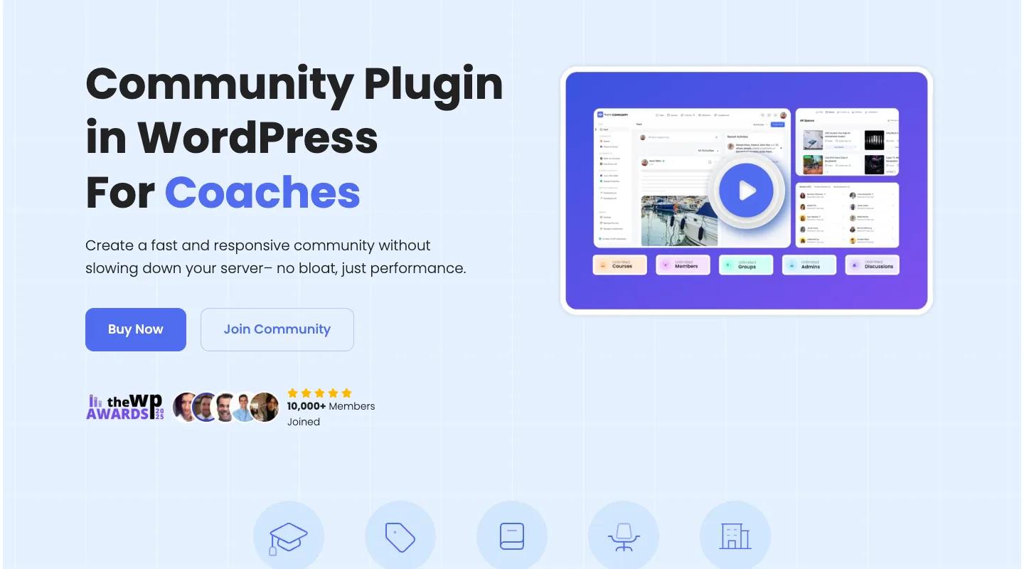 FluentCommunity homepage