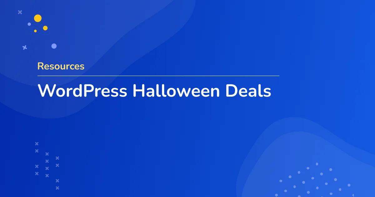 WordPress Halloween Deals